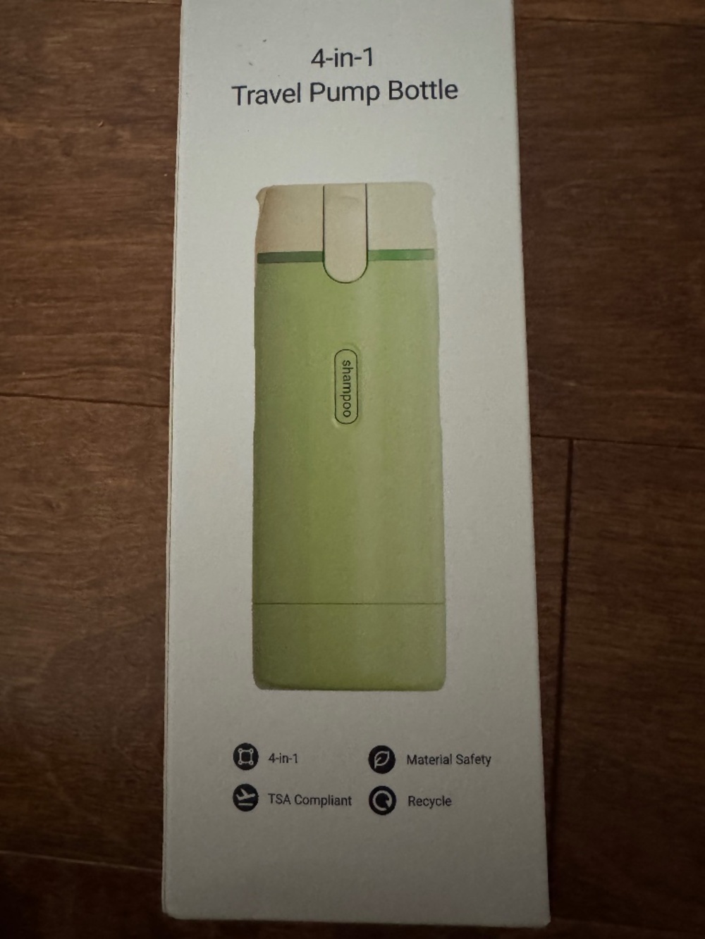 Travel pump bottle